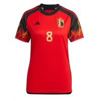 Belgia Youri Tielemans #8 Hjemmedrakt Dame VM 2022 Kortermet